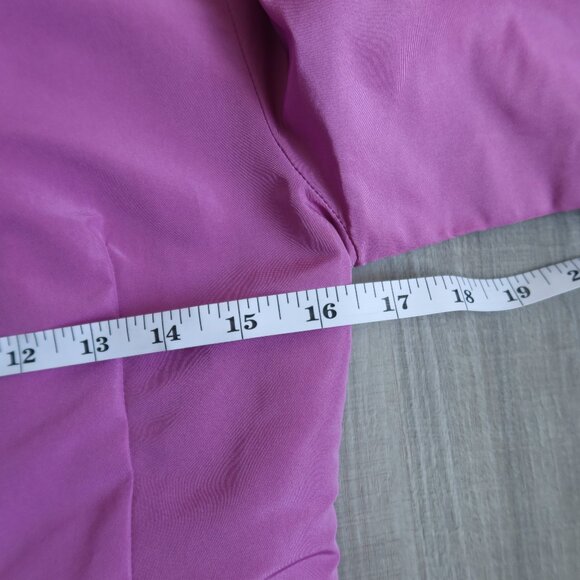 CAROLINA HERRERA shirtdress lilac purple midi 4 party event wedding chic ALTERED - Picture 12 of 15